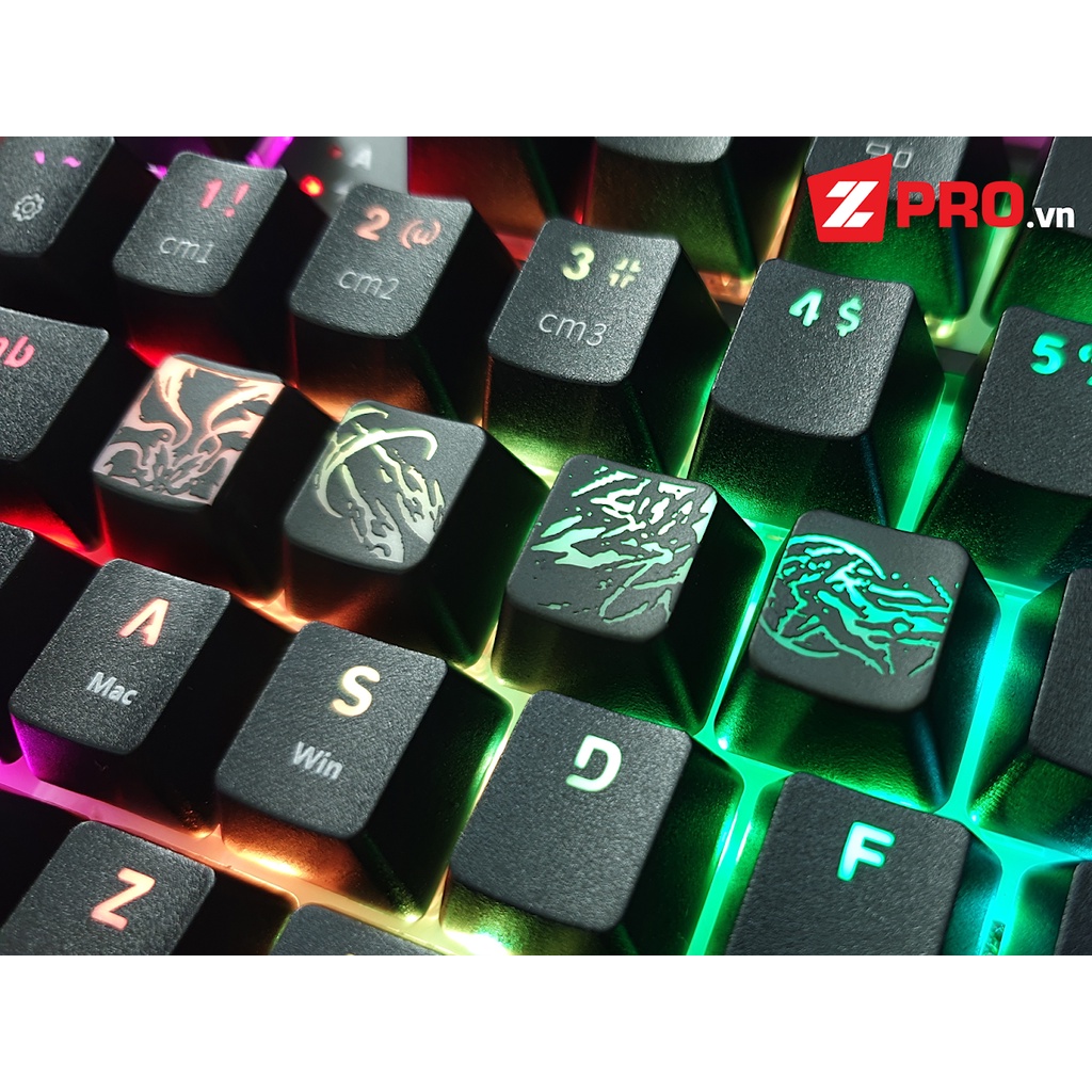 Bộ Keycap LOL Kai'Sa Skill - Kỹ Năng Kai'Sa dùng cho phím cơ