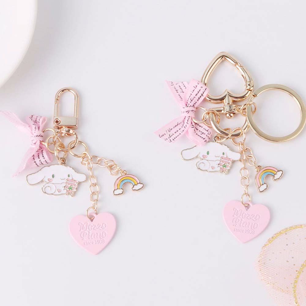 Móc khóa phối hình chú chó Cinnamon dễ thương