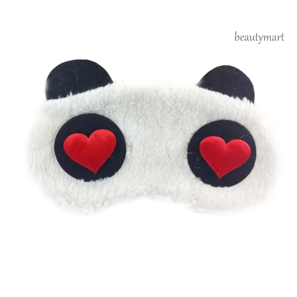 [Hàng mới về] Bịt mắt ngủ gấu Panda chất liệu lông nhung