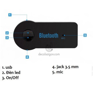 USB Bluetooth dùng cho xe hơi, loa, amply - Car Bluetooth