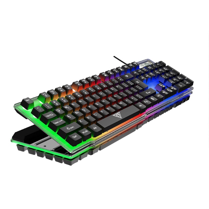 Bàn Phím Cơ Gaming 104 Phím Hình Chữ U Màu Đen