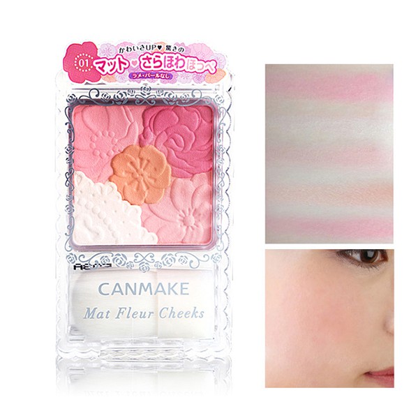 Phấn má  Canmake Glow Fleur Cheek - 9g chuẩn Auth