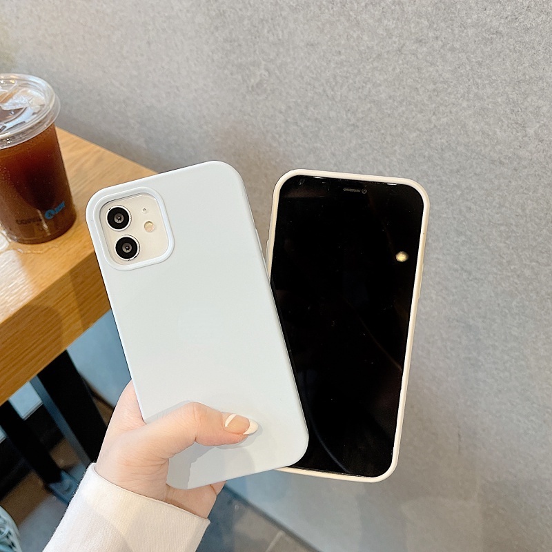 Ốp Điện Thoại Silicon Màu Ấm Chống Sốc Cho IPhone 14 Pro MAX 13 12 11 Pro MAX IX XS MAX 7 8 Plus