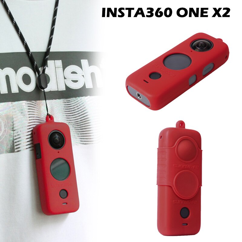 Ốp Điện Thoại Silicon Chống Bụi Bảo Vệ Ống Kính Máy Ảnh insta360 one x2 insta360 one x2
