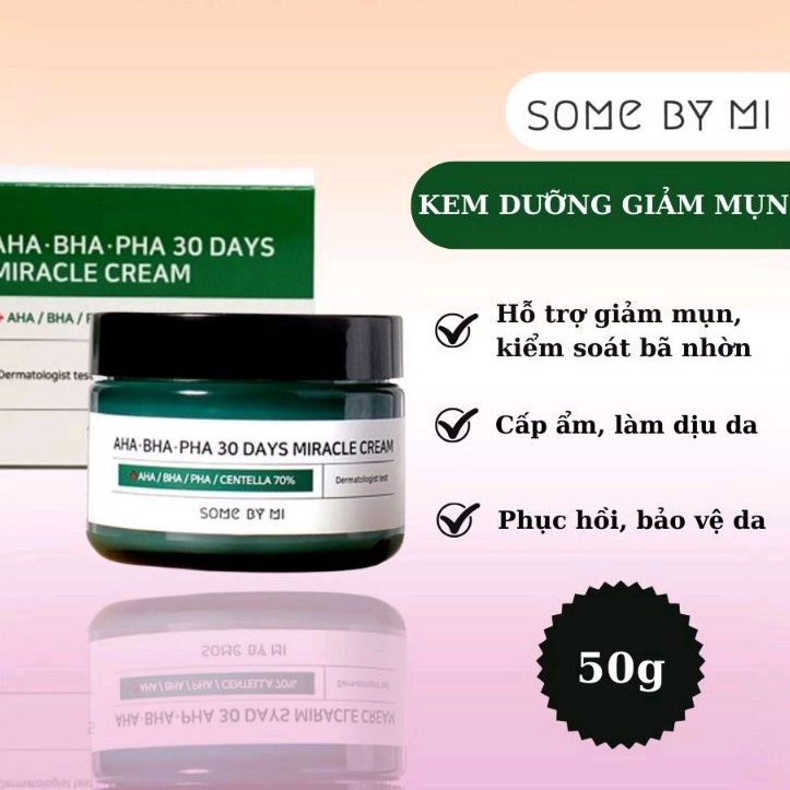 Kem Dưỡng Giảm Mụn Some By Mi AHA-BHA-PHA