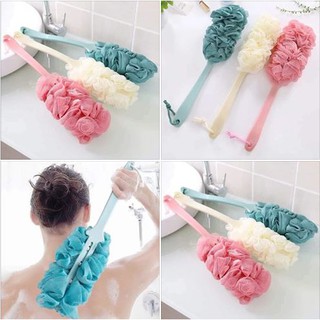 [ BÔNG TẮM SIÊU MỀM ] - BÀN CHẢI CỌ LƯNG KÈM BÔNG TẮM - BÀN CHẢI CỌ LƯNG CÁN DÀI HÀNG XUẤT NHẬT