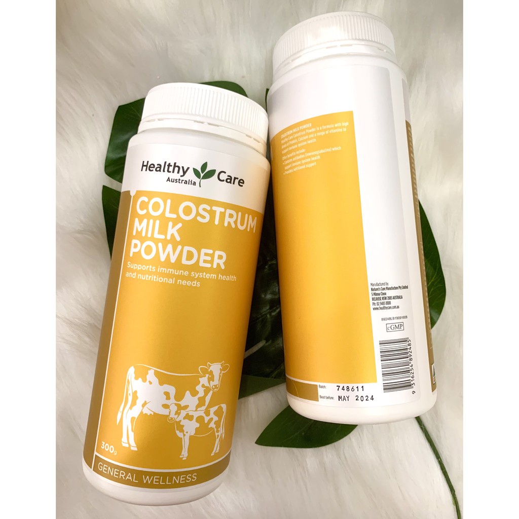 Sữa bò non Healthy Care Colostrum Milk Power 300g