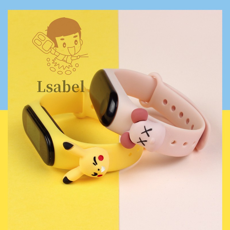 Dây Đeo Họa Tiết Hoạt Hình Cho Đồng Hồ Thông Minh Xiaomi Mi Band 5 | BigBuy360 - bigbuy360.vn