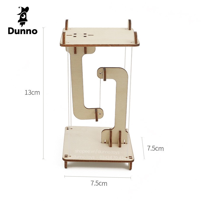 Đồ chơi Lắp ghép Gỗ STEAM Mô hình Dây căng Trọng lực STEM Dunno TENSION STRUCTURE