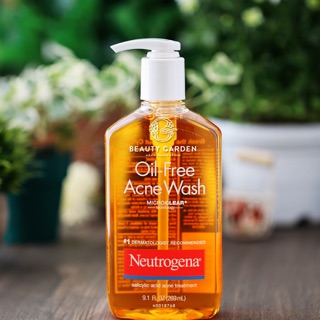 🌻🌼[HSD 08/2024]  Sữa Rửa Mặt Neutrogena Oil-free Acne Wash 269ml của Mỹ