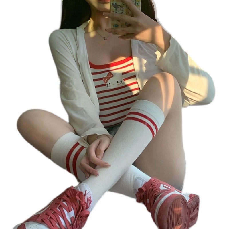 Summer New Soft Girl Suspenders Inside The Hot Girl Vest Daily Style Niche Outer Wear Bottoming Student Cute Top Female