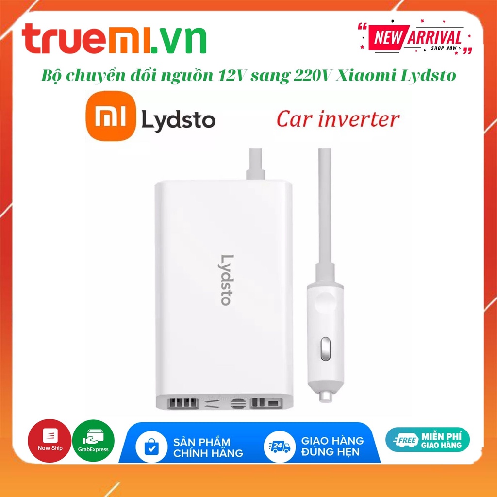 Bộ chuyển đổi 12V sang 220V Xiaomi Lydsto cho ô tô - Chuyển nguồn oto 100W