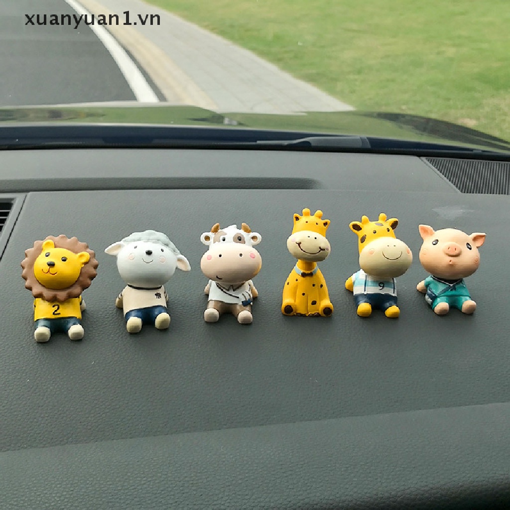 Mô Hình Hươu Cao Cổ Hoạt Hình Xinh Xắn Trang Trí Xe Hơi