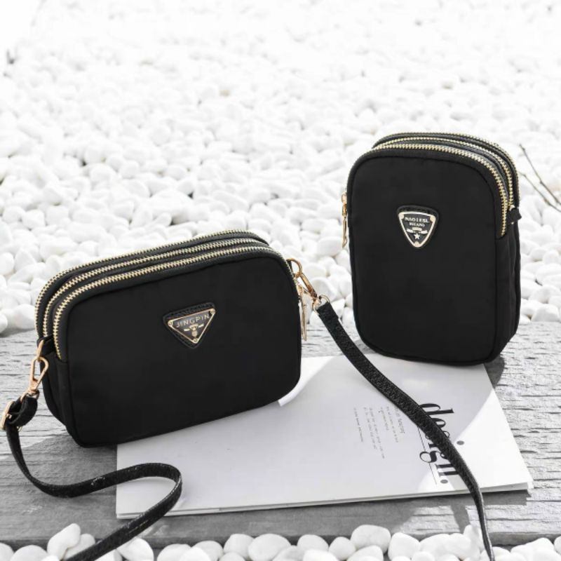 túi đeo 3 ngăn khóa nhập khẩu chất lượng loại 1 đứng form yhinh