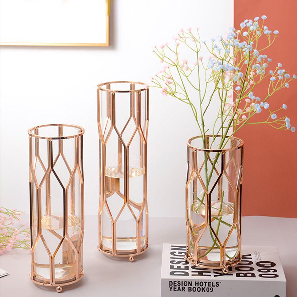 Bình Hoa Thủy Canh Bằng Sắt Nghệ Thuật Dùng Trang Trí Phòng Khách