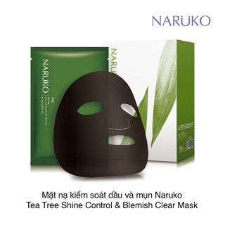Mặt Nạ Chiết Xuất Tràm Trà Naruko Tea Tree Shine Control & Blemish Clear Mask 26ml