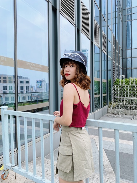 Quần váy túi hộp 2 màu (hình shop chụp điện thoại) | BigBuy360 - bigbuy360.vn