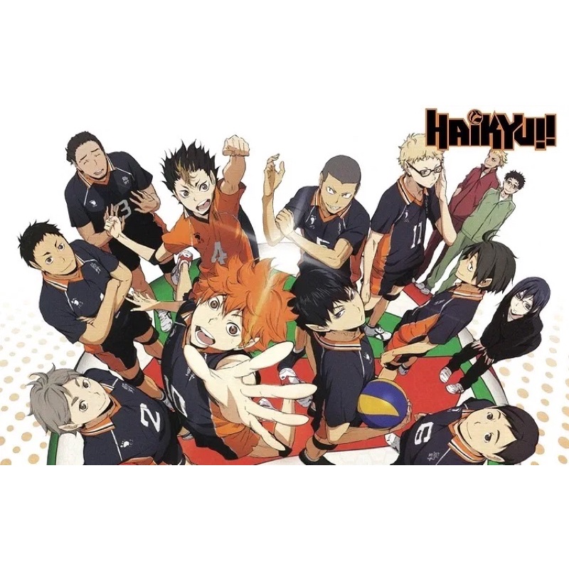 poster haikyuu 3-6 tấm/ tranh ảnh ảnh haikyuu