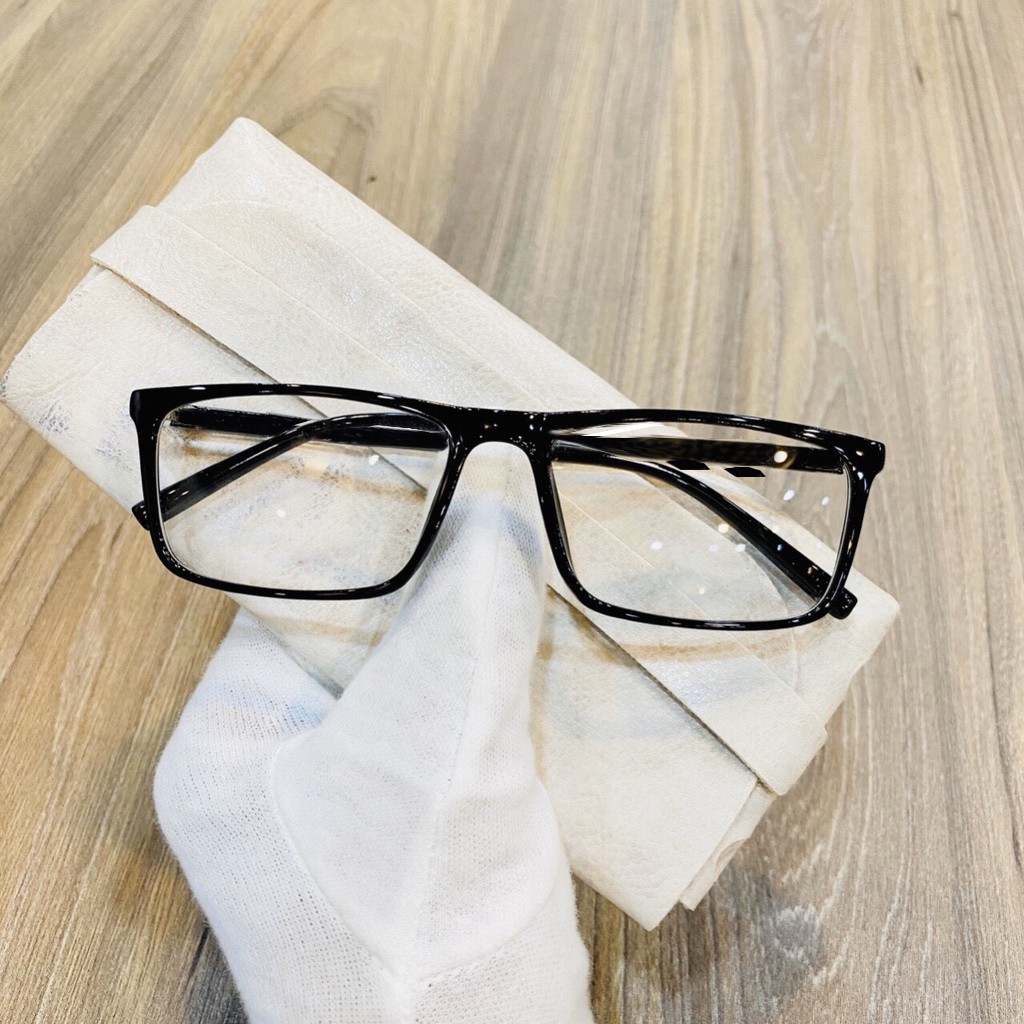 Mắt kính thời trang giả cận nữ nam - Gọng kính mắt vuông dẻo Hàn Quốc - AH154 | BigBuy360 - bigbuy360.vn