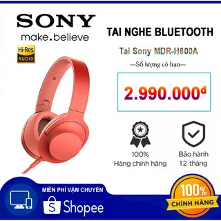 Tai Nghe Chụp Tai Sony MDR-H600A Hi-Res - Hàng Chính Hãng
