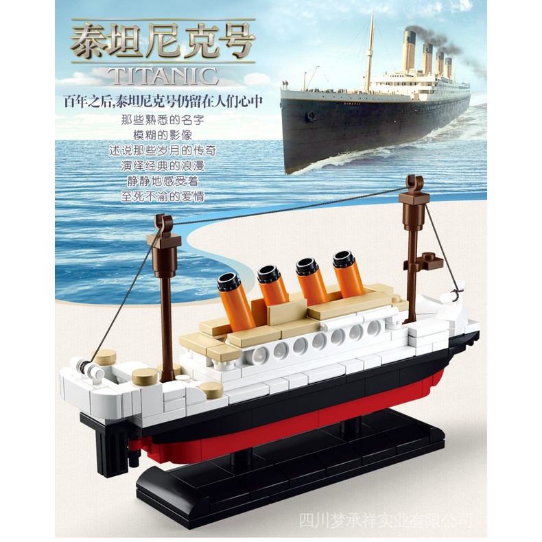 Hàng Mới Về Mô Hình Tàu Titanic 0576 Bằng Nhựa fbY5