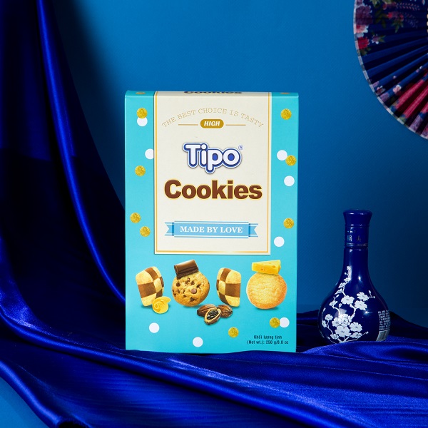 [ DATE 10/2021 ] Bánh Tipo Cookies MADE BY LOVE 250g