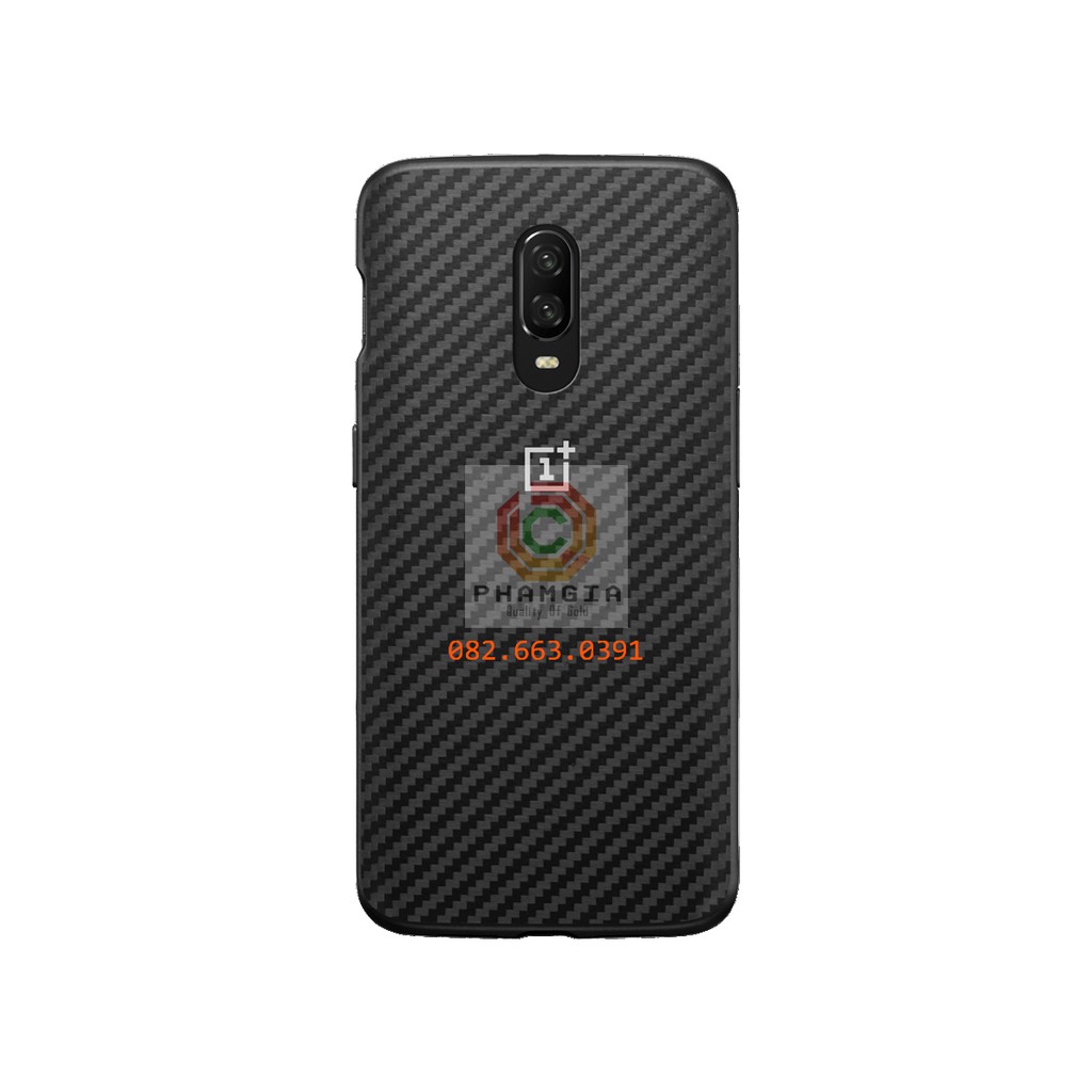 Miếng dán mặt lưng skin carbon Oneplus 6T