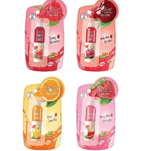 Son dưỡng chiết xuất trái cây Lipice Sheer Color Fruit Juice 4g