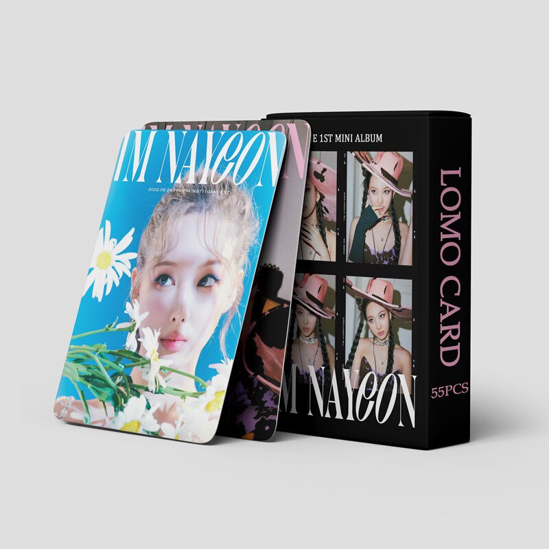 55 Cái/bộ TWICE Kpop  Album Kep1er Itzy Gidle Photocards Fromis_9 Ảnh Lomo