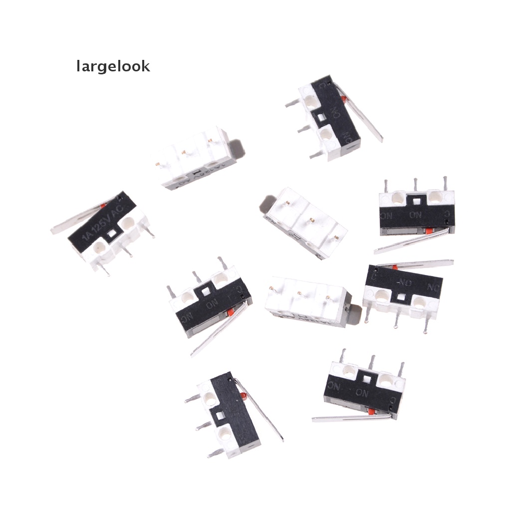 Set 10 vi công tắc micro KW10 125V 1A 3 chấu 13mm tiện dụng