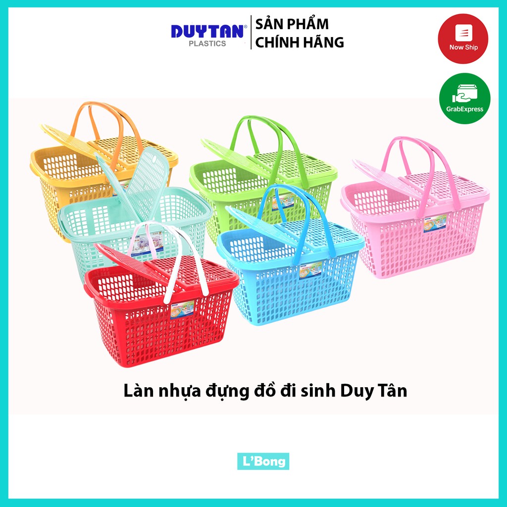 Làn nhựa đựng đồ đi sinh Duy Tân K2 (Làn nắp nhiều cỡ)