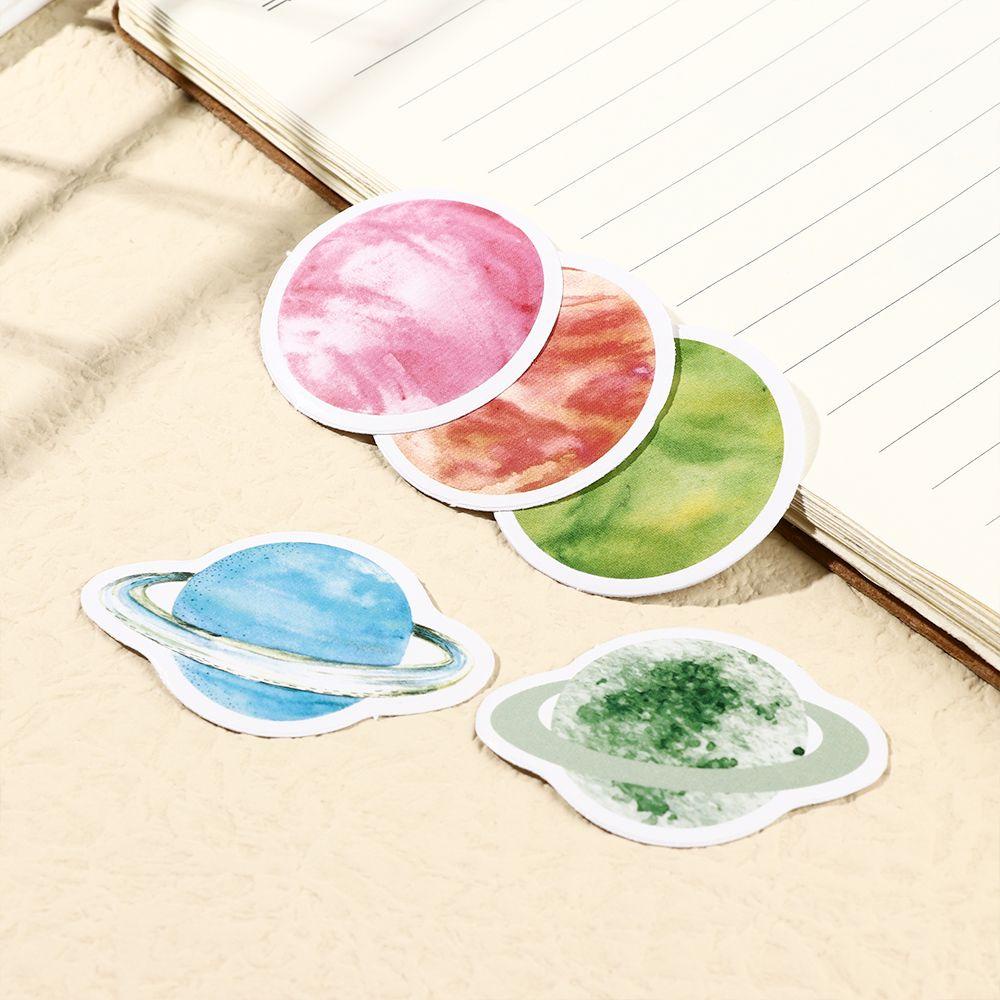 JONYE Sticker Dán Trang Trí Hình Hành Tinh Hoạt Hình Nhật Bản