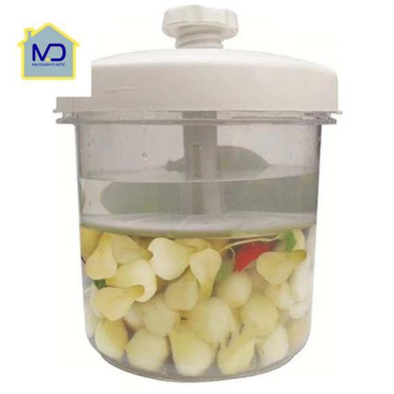 Hộp muối dưa cà thông minh Việt Nhật 5L 6710n- đồ dùng nhà bếp ủ kimchi cao cấp6710