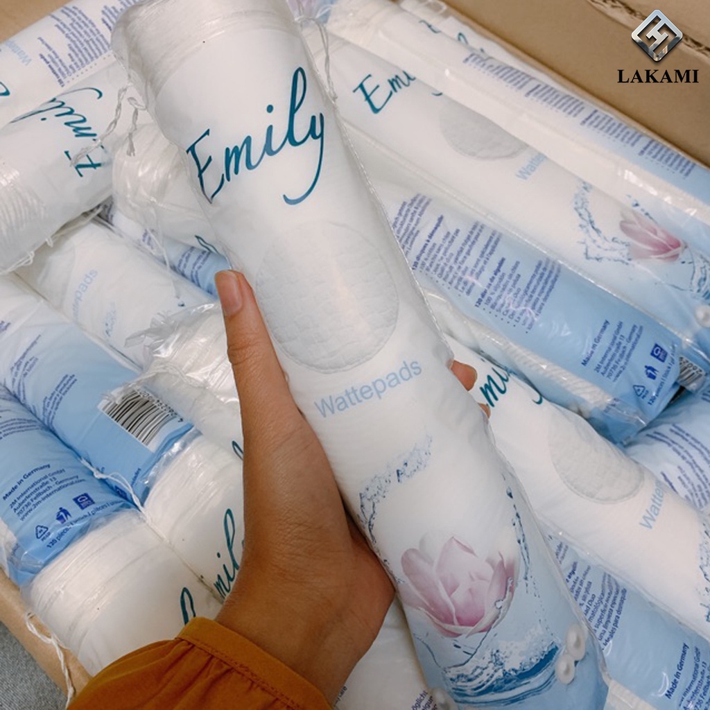 Bông tẩy trang Emily Cotton Hàng Đức 120 miếng