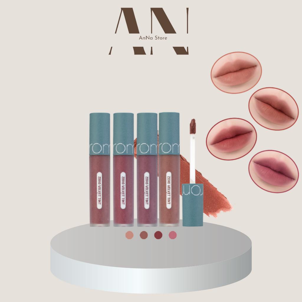 Son Kem Lì, Lên Màu Chuẩn, Mịn Môi Romand Zero Velvet Tint - Vintage Series 5.5g