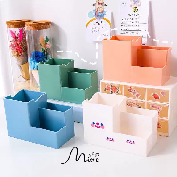 Kệ bút tầng có giá đỡ điện thoại