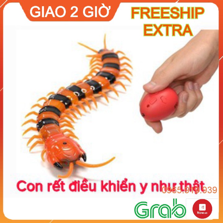 Đồ chơi điều khiển từ xa 💖FREESHIP💖 Con rết-giống thật-đồ chơi cho bé