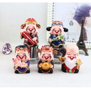 Bộ tượng 5 ông thần tài Phúc Lộc Thọ