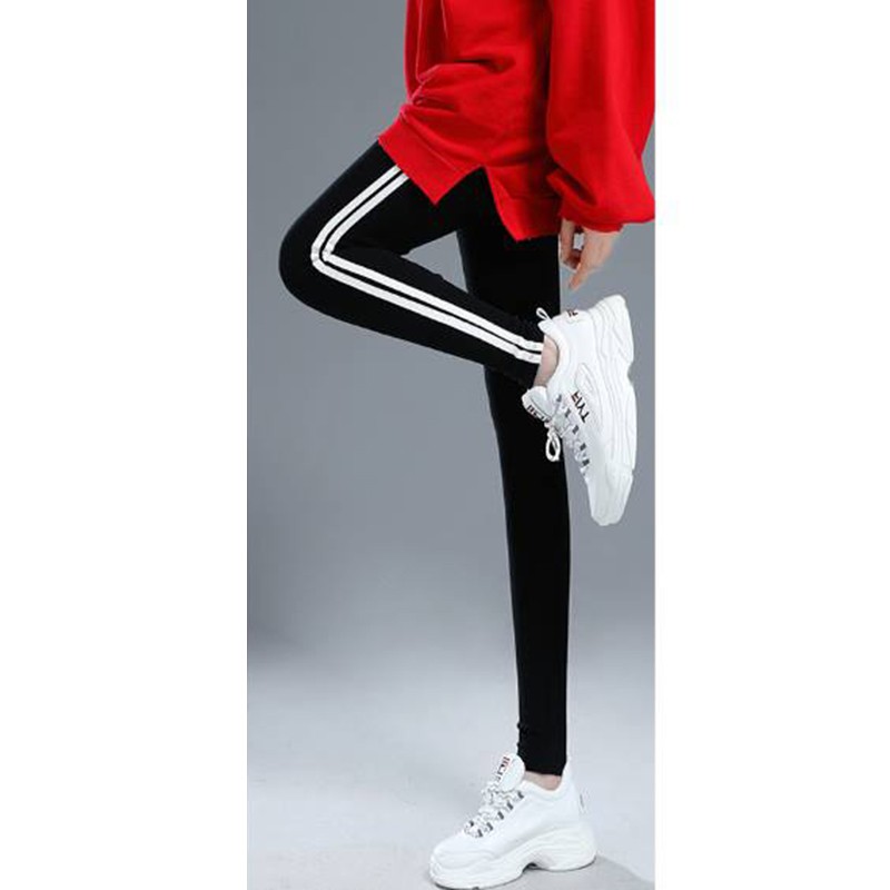 Quần legging ôm nữ (dưới 50 kg) 2 sọc vừa MT684, mt461, mt464, mt691, mt1057, mt683, mt282, Mt1045, mt350, mt410, mt690 | BigBuy360 - bigbuy360.vn