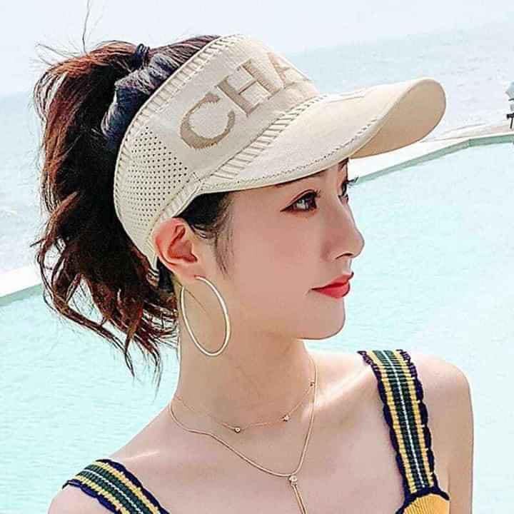 Mũ/ Nón Lưỡi Trai Len Nửa Đầu Dập Chữ Phong Cách Thể Thao Siêu Xinh-Z34-D14T5