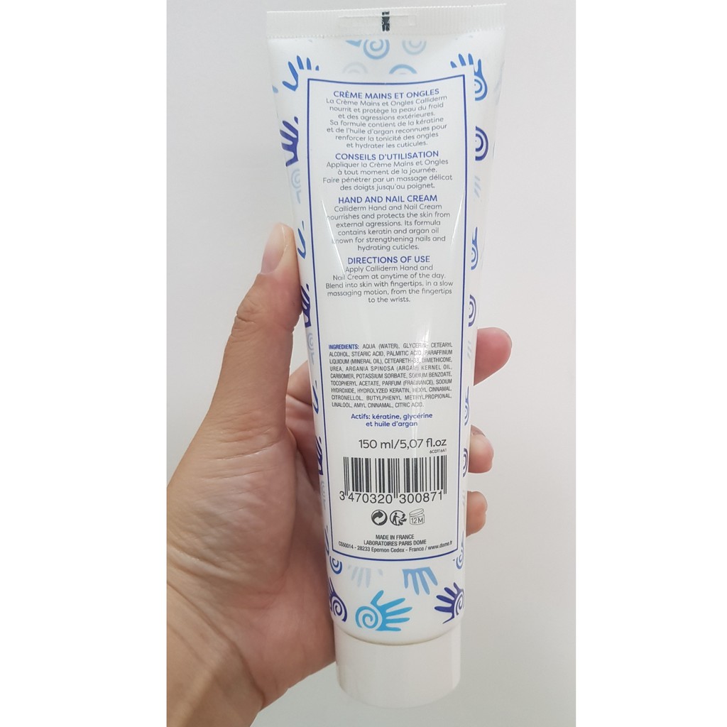 Dưỡng da tay Calliderm Pháp 150ml