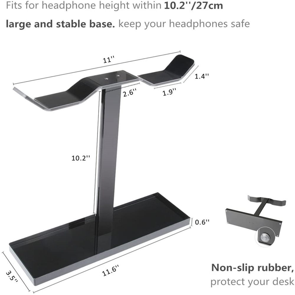 BALANCE Giá Treo Tai Nghe Bằng Thủy Tinh Cao Cấp