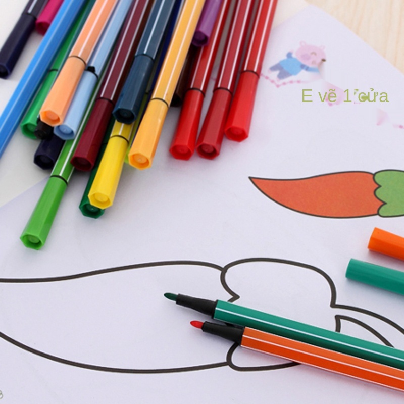 Bút màu nước có thể giặt được không độc hại học sinh tiểu vẽ graffiti trẻ em bộ quà tặng mẫu giáo