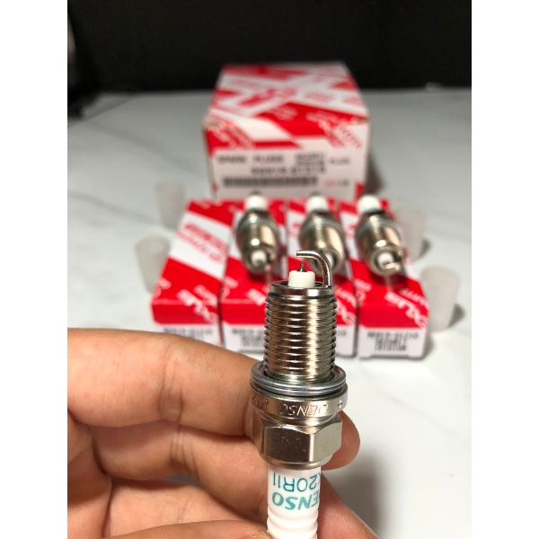 Bộ 4 Bugi Toyota Vios Camry Yaris AlTis 2002-2016 ren 14 ngắn kim 90919-01210 ]