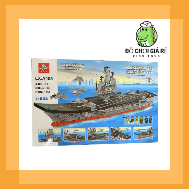 Bộ Lắp Ghép LeGo Tàu Sân Bay 1191 Chi Tiết