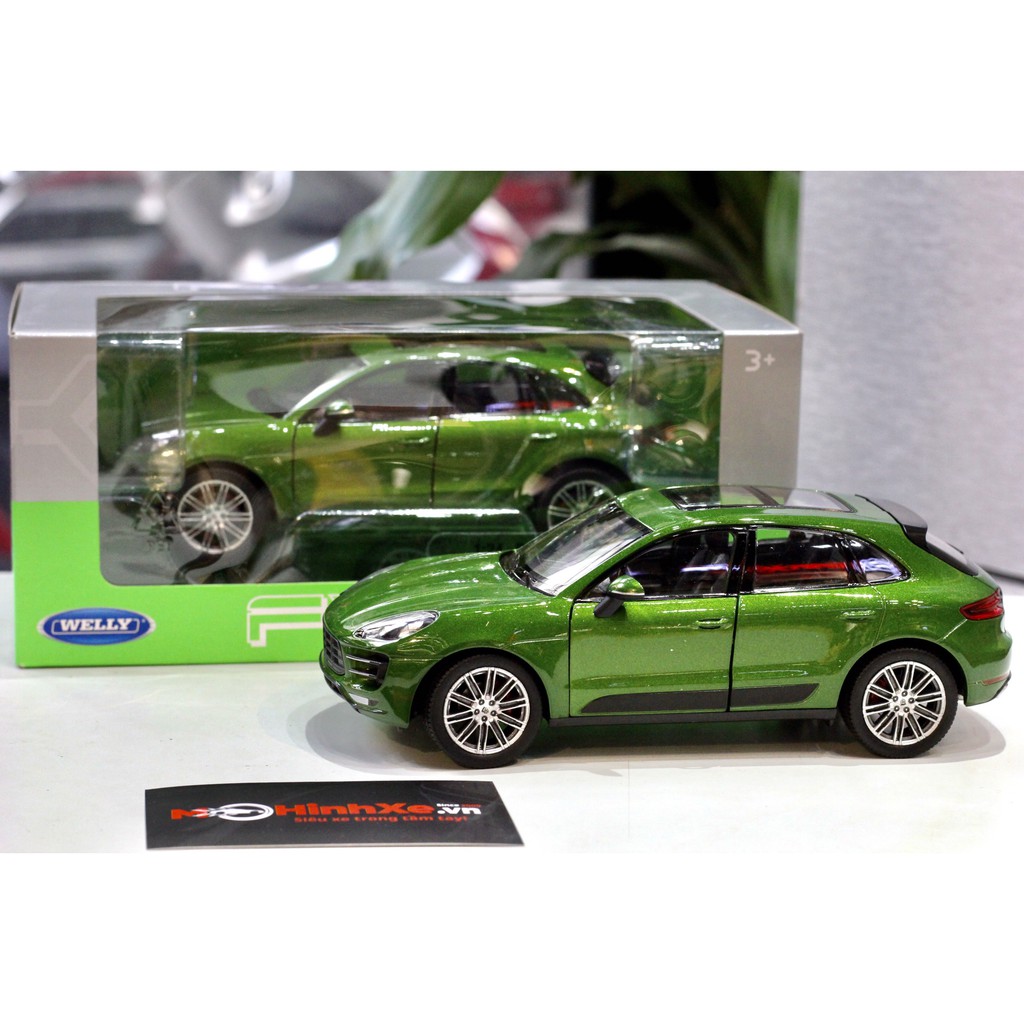 MÔ HÌNH XE PORSCHE MACAN TURBO 1:24 WELLY-FX