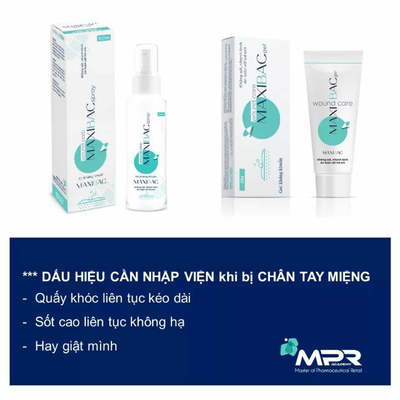 (IB lấy mã) Maxibac Spray và Maxibac gel