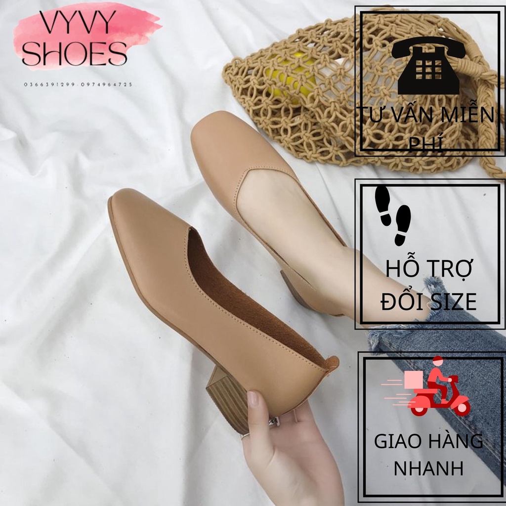 GIÀY NỮ DA MỀM, GIÀY CÔNG SỞ NỮ VYVY SHOES19