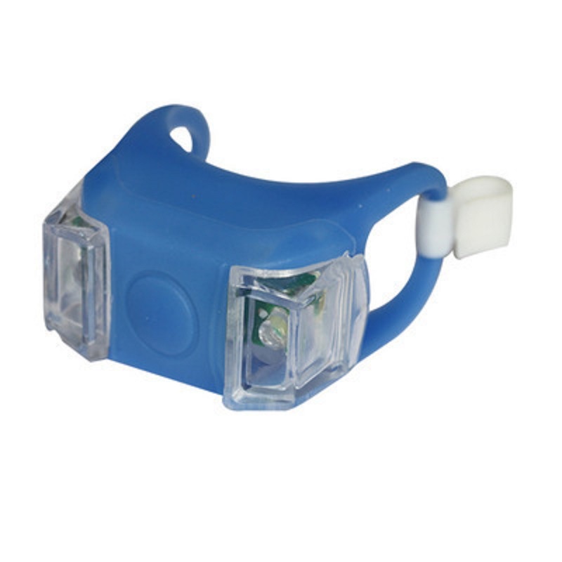 Đèn led Cảnh Báo 5 Bóng Bằng silicone Gắn Đuôi Xe Đạp Leo Núi