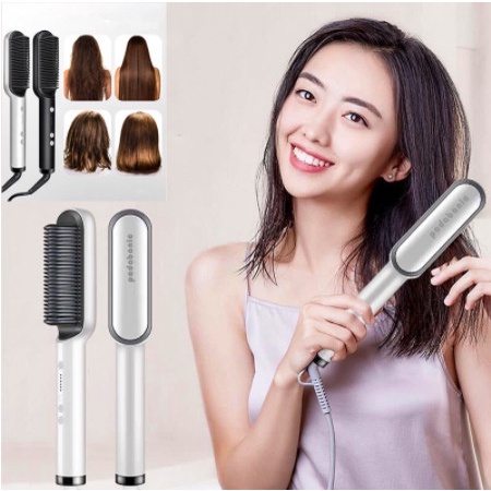 Lược Điện Chải Thẳng Tóc Straight Comb Chuyên Nghiệp&amp;Tiện Máy duỗi tóc thông dụng,cấu tạo lược thật dễ dàng tạo kiểu tóc